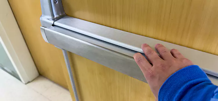 Installing a Push Bar on a Door Hinsdale
